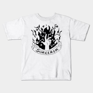 Sorcerer Class - Black Design Kids T-Shirt